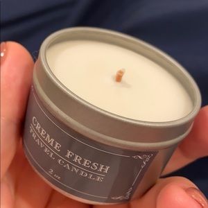 DISCONTINUED K Hall Studio Candle Creme Fresh